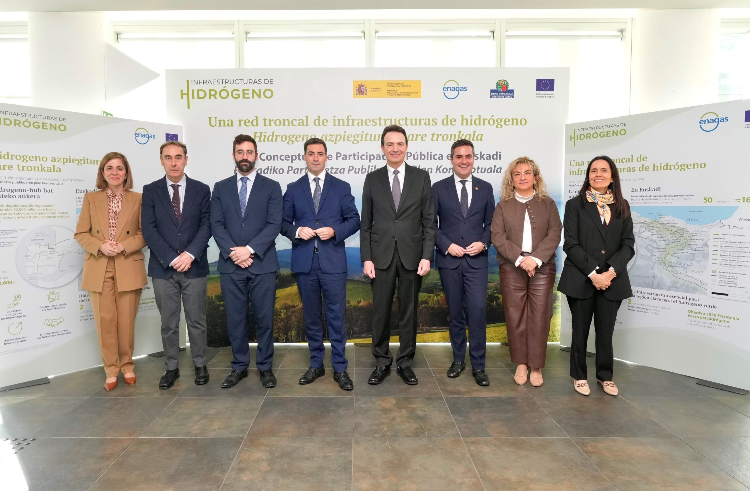 Enagás presenta el Plan de Participación Pública de la Red Troncal en Euskadi, que contribuirá a hacer realidad la Estrategia Vasca del Hidrógeno